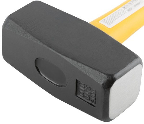 Кувалда кованая, фиберглассовая усиленная ручка Профи 2,0 кг | код 45226 | FIT фото 4