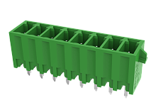 MC-PA3.5V05-D-0002 Разъём штекерный MC, вертик.,прям. конт.,шаг 3.5мм, 5 конт., фланц.,зел., шт | код MC-PA3.5V05-D-0002 | SUPU