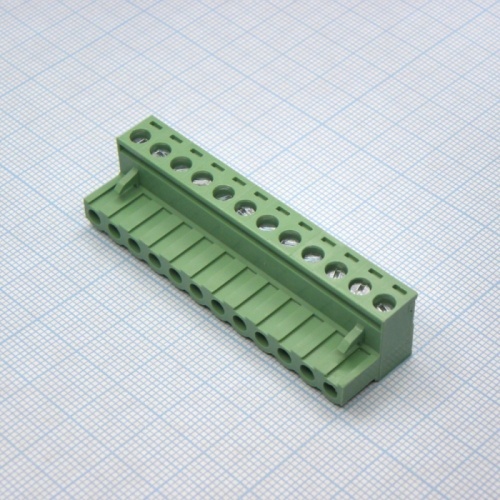 SM10.212 Разъемный клеммный блок, 12 контактов, размер шага 5,08 мм, мама (синий) | код SM10.212 | ONKA