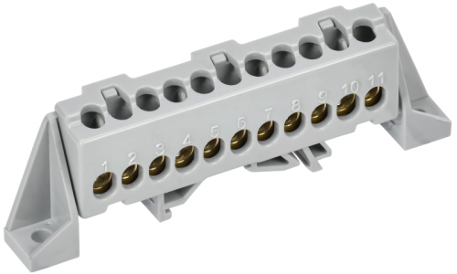 TEKFOR Шина L фаза в комб. изол. Стойка 6х9-11-Ср IEK | код TF-NN10-11-DP-K03 | IEK