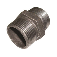 Ниппель чугунный Ду32 штуцер-штуцер | код 215100013 | ГОСТ