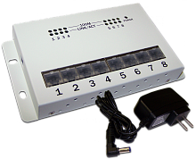 Сетевой концентратор 10/100 Mbps, 8 портов | код LAN-HCS-HUB8 | LANMASTER