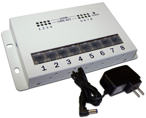 Сетевой концентратор 10/100 Mbps, 8 портов | код LAN-HCS-HUB8 | LANMASTER