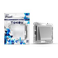 Вывод кабеля СП Pixel IP20 механизм алюм. TOKOV ELECTRIC TKE-PX-CP-C03