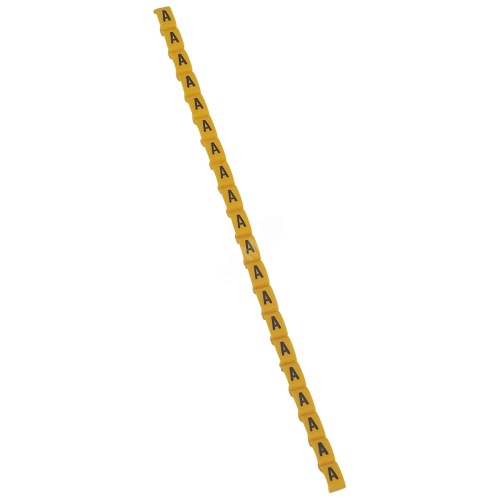 Маркировка буква (A) черный/желтый Duplix (600шт) | код 38410 | Legrand