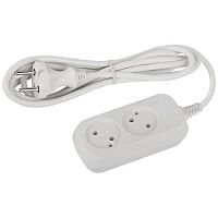 Удлинитель электрический UDL-10-215 Greenline 2 розетки без заземления 1.5м ПВС 2х0.75кв.мм Эра Б0065055