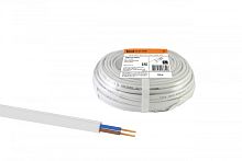 Шнур ШВВПмб 2х0.5 (бухта 200м) белый Народный ТРТС | код SQ0120-0351 | РЭМЗ ТМ