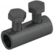 Заж. соед. прямой пр.-пр. 6-8мм оц. сталь TD IEK | код ZCC86-13-1-68 | IEK