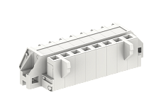 450663/010 Розетка каб. MCS с крепеж.фланцем, шаг 5.0мм, 13 конт., сер., шт | код 450663/010 | SUPU