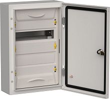 TITAN 5 Корпус металлический ЩРн-24 (1х24) 460х310х140 IP54 сер | код TI5-50-N-024-54-7035 | IEK
