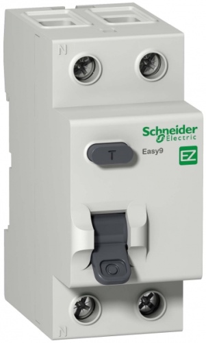 Выключатель дифференциальный (УЗО) EASY 9 2п 40А 300мА тип A | код. EZ9R84240 | Schneider Electric