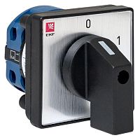 кулачковый переключатель, 2 позиции, 10А | код. pk-1-11-10 | EKF