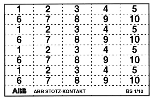 Маркер к. 81-120 BS81-120 | код. GHS2001946R0007 | ABB 