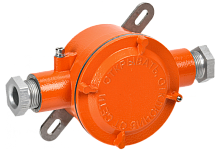 Коробка взрывозащищенная ВРК-21-24-1-d с 2 вводами IEK | код VRK11-34-2-24-D | IEK