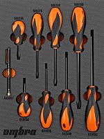OMT9STE Набор отверток стержневых Basic в EVA ложементе 280х375 мм, 9 предметов | код OMT9STE | Ombra