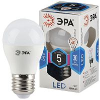 Лампа светодиодная P45-5w-840-E27 шар 400лм | Код. Б0028488 | ЭРА