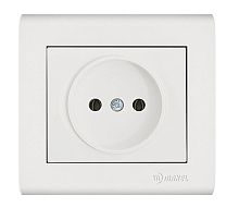 MANOLYA Розетка скрытая установка, без заземляющего контакта | код 41001022 | Makel