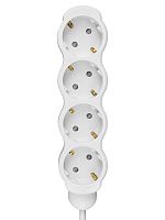 Удлинитель бытовой Люкс 4 гнезда, 2 м, с/з, с з/ш, ПВС 3х0,75 мм2, 10 А, 250 В, 2400 Вт TDM | код SQ1303-4019 | TDM