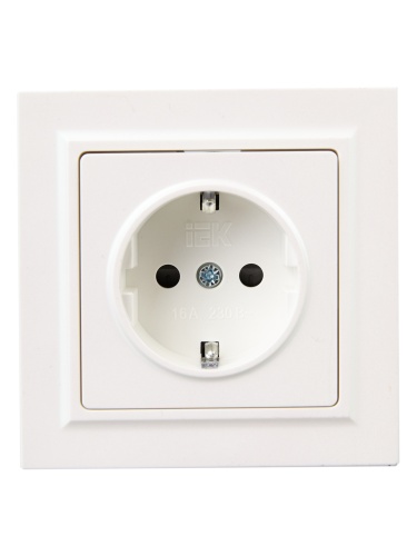 BRITE Роз. с з/к/ш 16А в сб. РСР14-1-0-БрЖ жемч. IEK | код BR-R14-16-K36-F | IEK фото 2 BRITE Роз. с з/к/ш 16А в сб. РСР14-1-0-БрЖ жемч. IEK | код BR-R14-16-K36-F | IEK фото 2