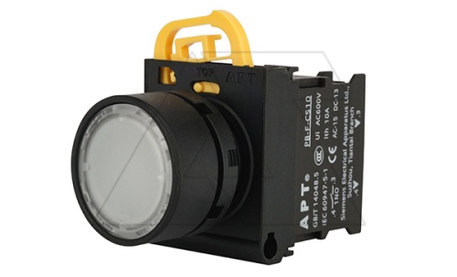 Кнопка плоская PB3E, белая, без фиксации, с подсветкой без LED, 1NO, 6A 230VAC/24VDC, 22mm, IP65 | код PB3E-FM1S10S00/W00 | АРТ Кнопка плоская PB3E, белая, без фиксации, с подсветкой без LED, 1NO, 6A 230VAC/24VDC, 22mm, IP65 | код PB3E-FM1S10S00/W00 | АРТ