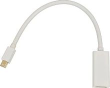 Переходник miniDisplayPort (m) HDMI (f) 0.2м белый | код 774096 | NONAME