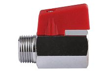 Кран шаровой 3/8' ВН ручка флажок MINI (126 3/8') | код RAN30C2EQLGU56 | ITAP