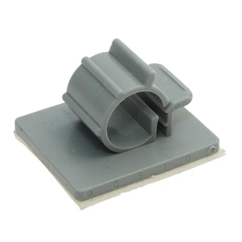 Держатель кабеля пластиковый RUICHI AAC-0910, 25х30 мм, серый | код 105882 | Ruichi