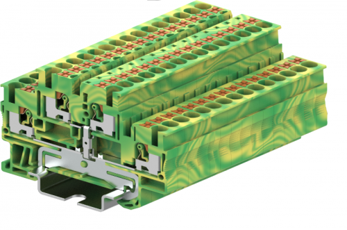TPD1.5-2-PE Клемма TP заземл., 2-уровневая, сеч. 1.5мм2, желто-зел., шт | код TPD1.5-2-PE | SUPU TPD1.5-2-PE Клемма TP заземл., 2-уровневая, сеч. 1.5мм2, желто-зел., шт | код TPD1.5-2-PE | SUPU