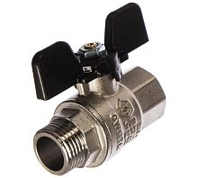 Кран шаровой 1/2' ВН ручка бабочка (SVB-0004-000015) | код RG008Q0BR9UKJI | STOUT