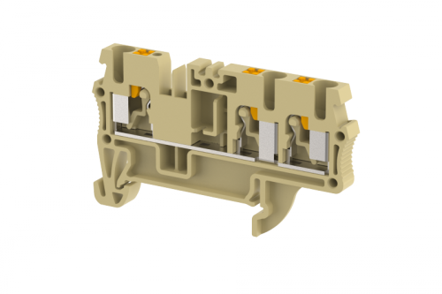 Клемма проходная PUSH-IN 2,5 мм2, на 3 подключения, хаки PQ2.5-1X2-KHAKHI | код 3102050006 | Elmex Клемма проходная PUSH-IN 2,5 мм2, на 3 подключения, хаки PQ2.5-1X2-KHAKHI | код 3102050006 | Elmex