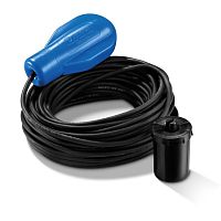 Поплавковый выключатель - 2 водонепроницаемые камеры, для управления насосами технического водопровода, кабель неопрен 15м, контакты 1СО 10А, степень защиты IP68 | код 72A110001501 | FINDER