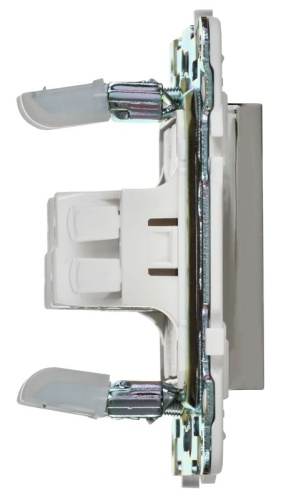 Выключатель проходной 1-кл. SKANDY 10А SK-V02N никель IEK SK-V12-0-10-K50 фото 5