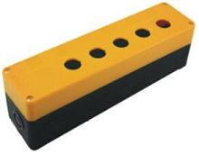 Корпус КП105 пластиковый 5 кнопок желтый HLT | код 085-11-010 | HLT