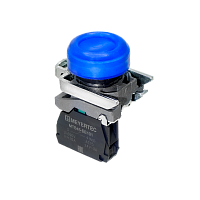Кнопка синяя в кожухе, 1NO, IP66, металл MTB4-BP61 | код 137193 | MEYERTEC