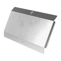 Крышка угла вертикального внешнего 45 градусов Стандарт INOX (AISI 304) 500 Промрукав | код PR16.2925 | ПРОМРУКАВ