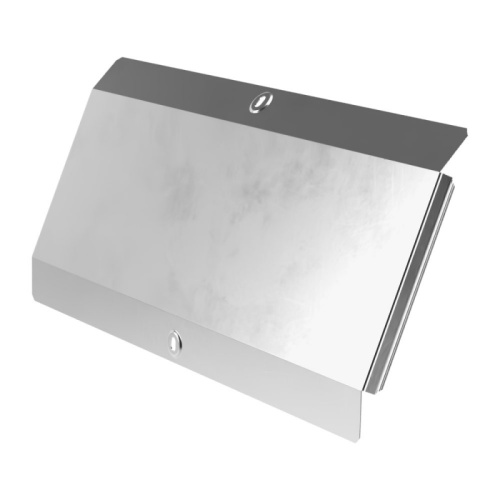 Крышка угла вертикального внешнего 45 градусов Стандарт INOX (AISI 304) 500 Промрукав | код PR16.2925 | ПРОМРУКАВ