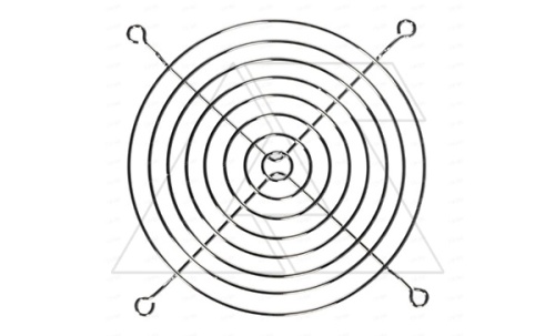 Решетка защитная MG для вентилятора 80x80мм, сталь | код MG80 | Natclic