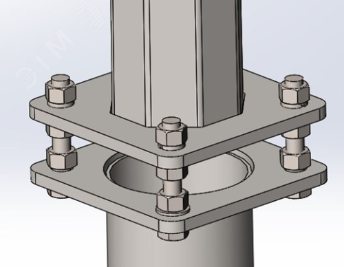 Комплект крепежа для ОГК/ОКК-11/12/ОГКс-10/12 | код В00006512 | ПереСвет
