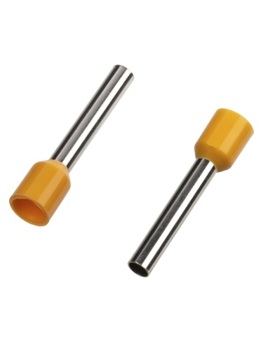 Наконечник-гильза Е4018 4,0мм2 с изолированным фланцем (100шт) TDM | код SQ0512-0026 | TDM Наконечник-гильза Е4018 4,0мм2 с изолированным фланцем (100шт) TDM | код SQ0512-0026 | TDM