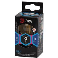 Лампа светодиодная декоративная LED 9 Вт 1170Лм 4000К шар, филамент нейтральный E27 230В F-LED P45-9w-840-E27 | код Б0047029 | ЭРА