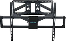 Кронштейн для телевизора Kromax ATLANTIS-75 черный 40-90 макс.101кг настенный поворотно-выдвижной и наклонный | код 1085894 | KROMAX