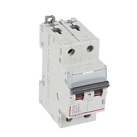 Автоматический выключатель DX³-E 6000 - 6 кА - тип характеристики C - 2П - 230/400 В~ - 13 А - 2 модуля | код 407276 |  Legrand 