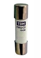 Плавкая вставка ПВЦ-С2 10х38 20А TDM | код SQ0729-0009 | TDM