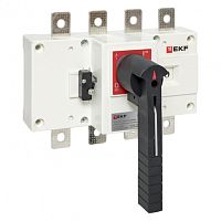 Рубильник-выключатель 250A 4P c рукояткой управления для прямой установки PowerSwitch EKF | код psds-250-4 | EKF