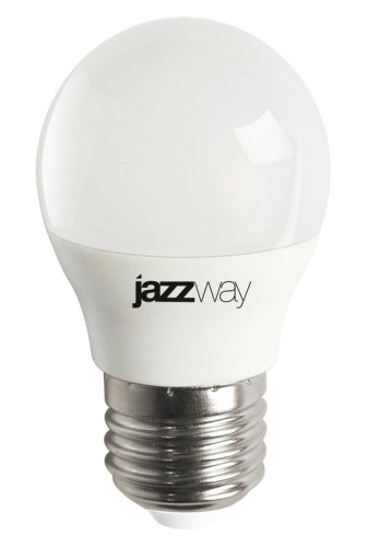 Лампа светодиодная PLED-LX 8Вт G45 шар 4000К нейтр. бел. E27 | код 5025301 | JazzWay
