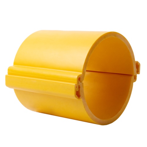 Труба разборная ПНД d160 мм (3 м) 750Н желтая-Plast | код tr-hdpe-160-750-yellow | EKF