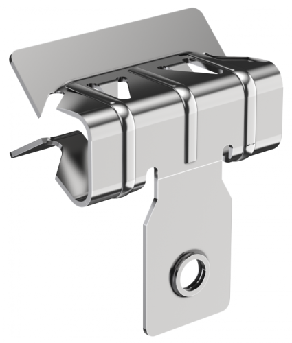 Зажим балочный 2-7мм с ушком и резьбой М6 HDZ IEK | код CME30-BZUR-06-HDZ | IEK