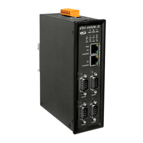 iDS-448iM-D CR Intelligent Device Server with 4 RS-232/422/485 (Isolated, Metal Case,RoHS, DB9) | код 00-06108007 | ICP DAS