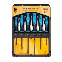 Набор отверток из стали S2 "Мастер" НО-06-S | код. 78622 | КВТ