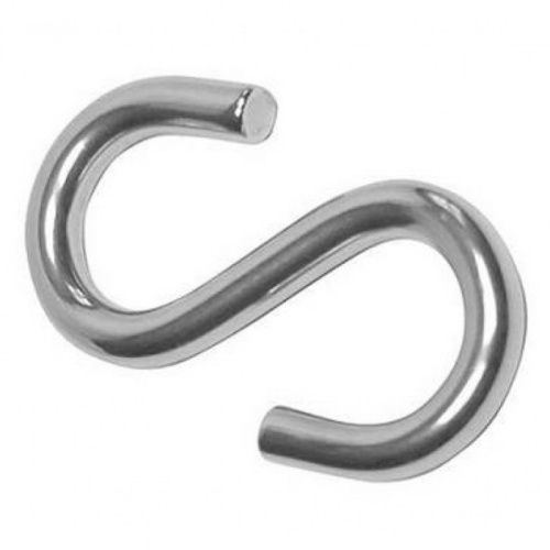 Крюк для троса S-образный стальной оцинкованный RUICHI, 3х30х8.5 мм, 5 кг | код 110882 | Ruichi